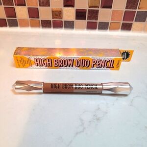 Benefit High Brow Duo Pencil Rich Caramel/Warm Bronze NEW